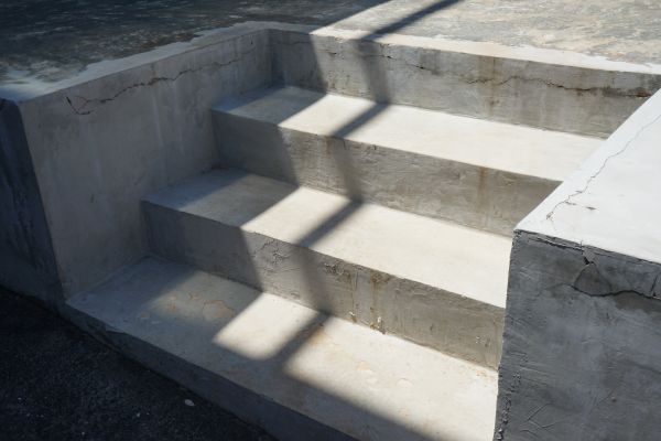 Poured Steps Installation in Springfield